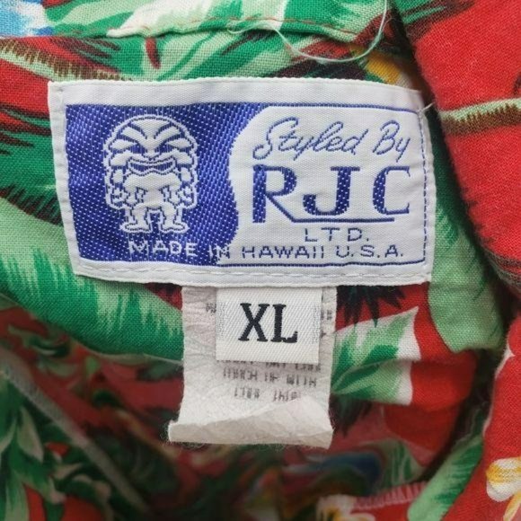 RjC vtg made in Hawaii Button Up XL shirt - Picture 9 of 10